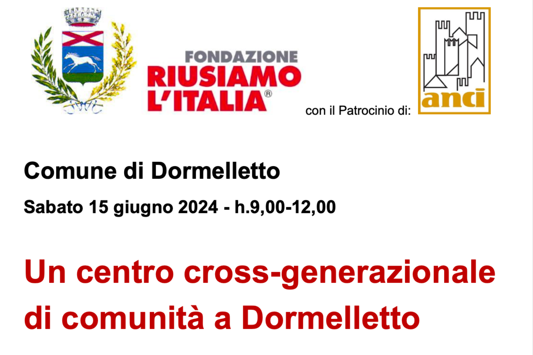 Un centro cross-generazionale di comunità a Dormelletto