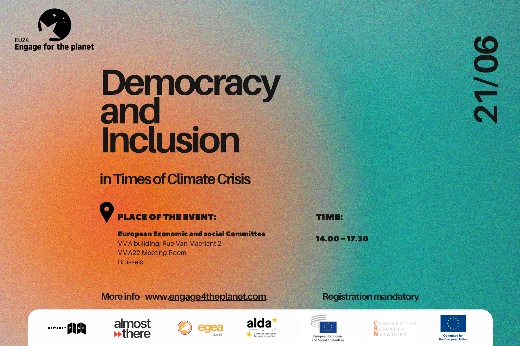 EU24 Final Event - Democracy and Inclusivity in Times of Climate Crisis