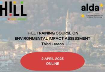 Third lesson of the training course on Environmental Impact Assessment, organised in the framework of the HILL Project.