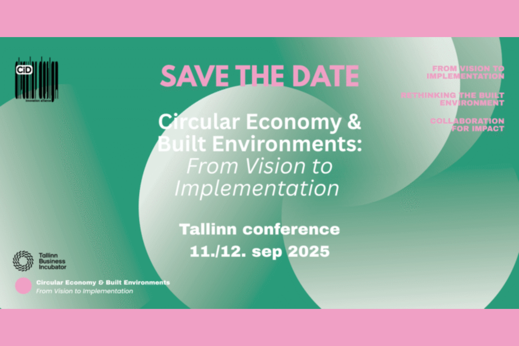 Circular Economy & Built Environments 2025