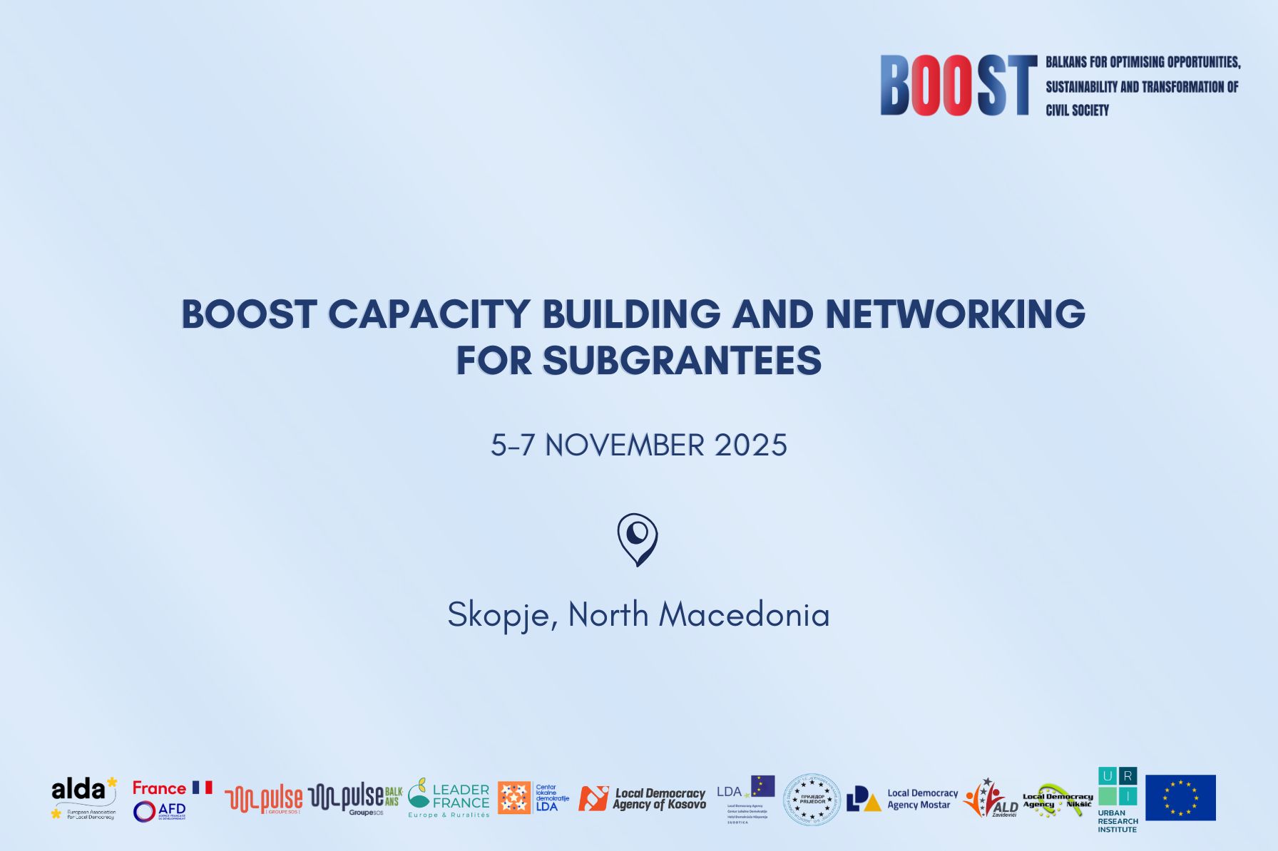 BOOST Capacity Building